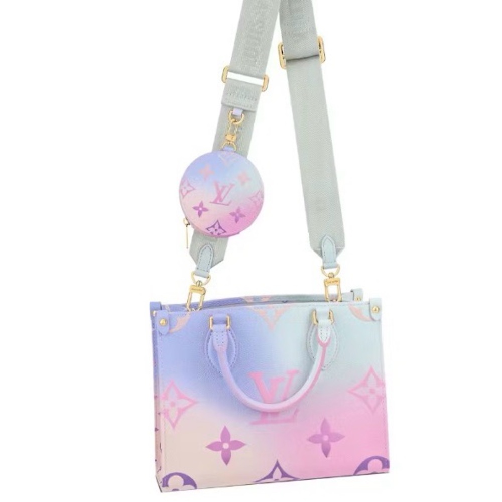 Louis Vuitton Onthego pm- Spring in the City Limited edition Sunrise Pastel
